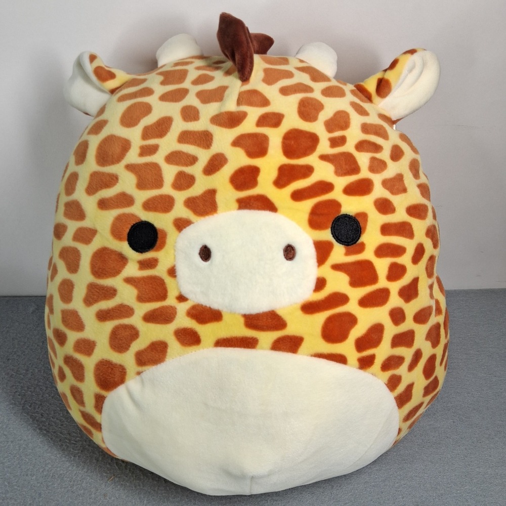 Squishmallows Kellytoy Gary the Giraffe Plush Toy 12 Inch Safari Cuddly Soft
